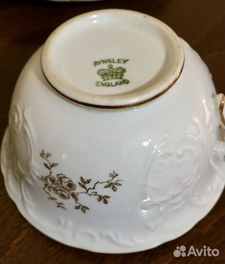 Роскошное чайное трио. Aynsley, Англия