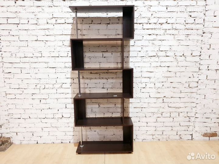 Стеллаж змейка венге полки декоративный новый