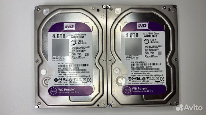 Жесткие диски WD Purple 4TB