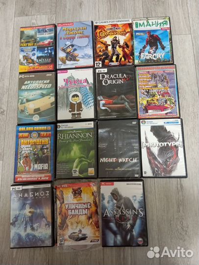 Компьютерные игры на DVD дисках