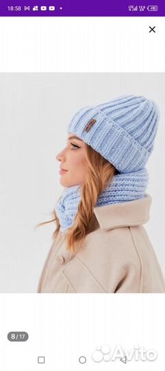 Зимняя шапка и снуд