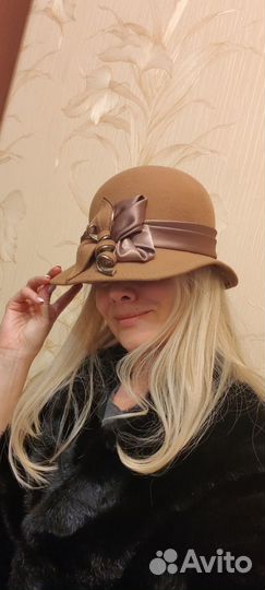 Шляпа фетровая женская