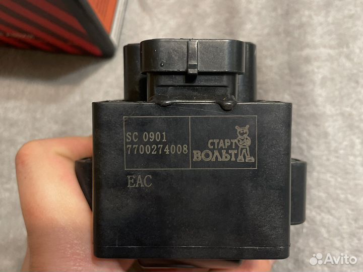 Катушка зажигания largus, logan 8кл