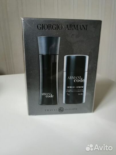 Giorgio armani Code black code + дезодорант
