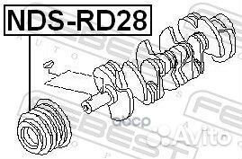 Шкив коленвала RD28 ndsrd28 Febest