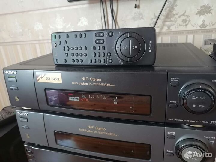 Видеомагнитофон sony hi fi