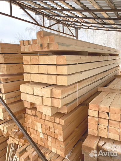 Доска обрезная 40х100х6000мм 1 сорт ГОСТ