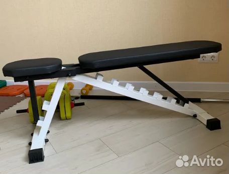 Скамья силовая для жима до 350 кг наклонная новая