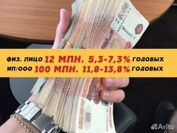 Инвестиции/кредит под 5,3