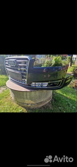 Бампер передний Audi A8 D4/4H 2013-2017