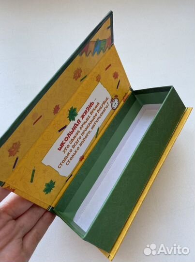 Пенал школьный, упаковка, коробка