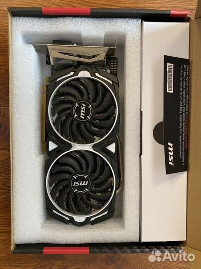 Видеокарта Radeon RX 570 8gb MSI Armor