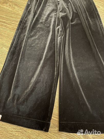 Бархатные Брюки кюлоты mango 140,для девочки