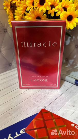 Lancome miracle 100 ml закрытые