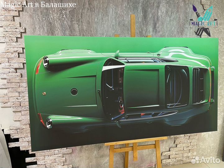 Идеальная интерьерная картина Porsche 911 Блшх