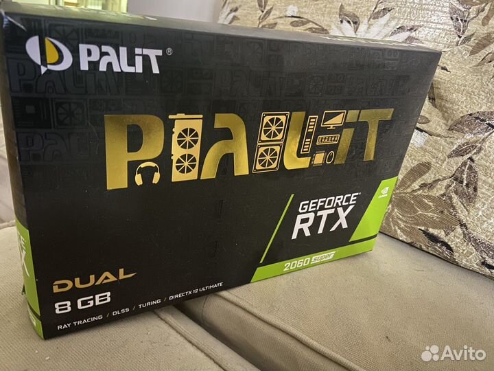 Видеокарта rtx 2060 super 8gb с гарантией днс