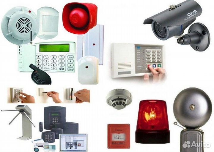 Пожарная и охранная сигнализация, видеонаблюдение