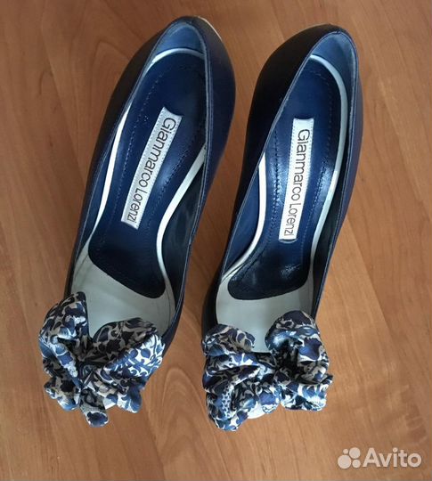 Туфли с бантом Gianmarco Lorenzi 38, оригинал