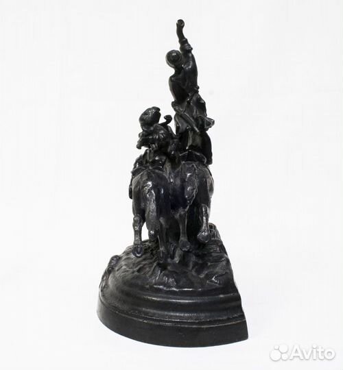 Композиция Джигитовка, чугун, без ружья, Куса, 13
