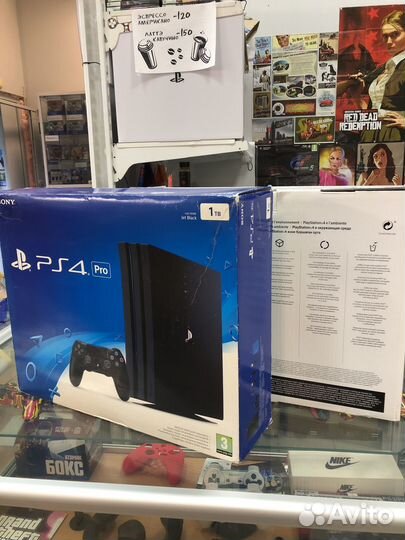 Sony PS4 PRO + 40 игр (магазинный комплект)