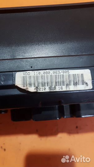 Панель приборов на Mercedes W210 E-class