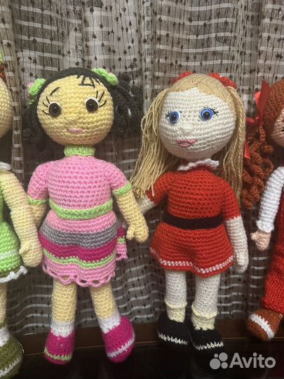 Вязаные игрушки ручной работы
