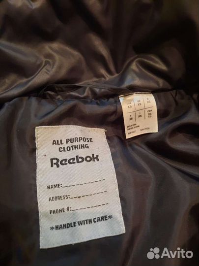 Пуховик Reebok оригинал