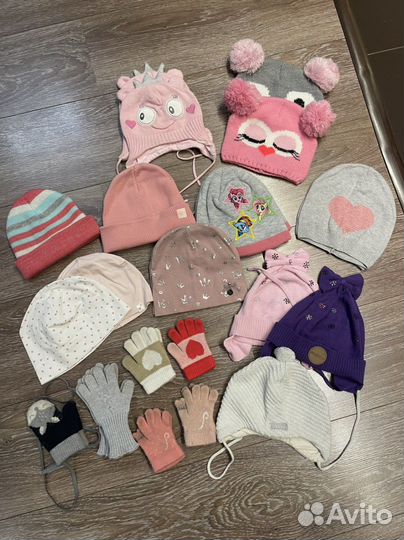 Шапочки на двойню 42-46, 52-54