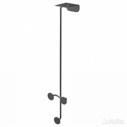 IKEA Pluggland вешалка на дверь черная