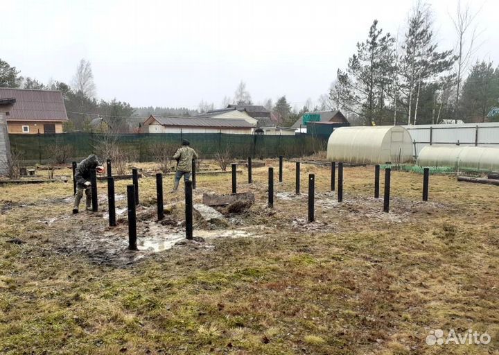 Винтовые сваи под ключ / Фундамент за 1 день