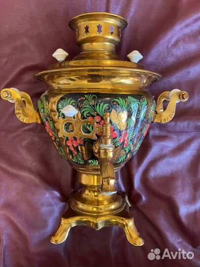 Самовар расписной 2 литра