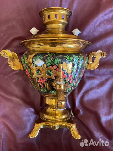 Самовар расписной 2 литра