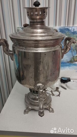 Самовар угольный старинный