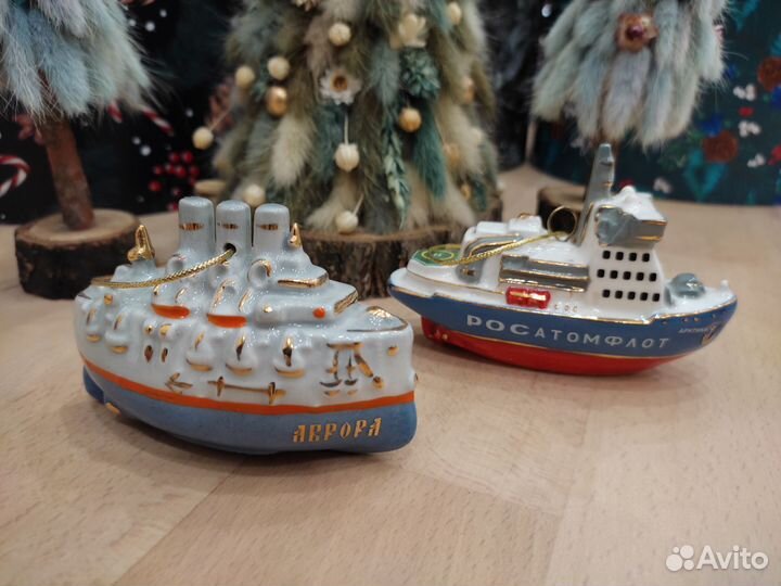 Фарфоровая мануфактура ёлочные игрушки