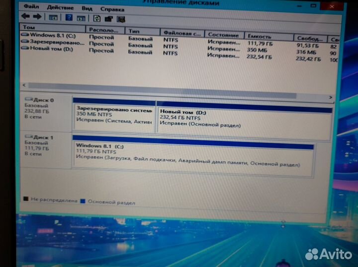 Шустрый ноутбук Emachines Intel/ 4 RAM / SSD + HDD
