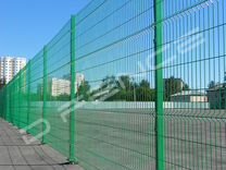 Забор 3D сетка, 3Д панель 2,7х1,74 м д.3 мм zn+пп