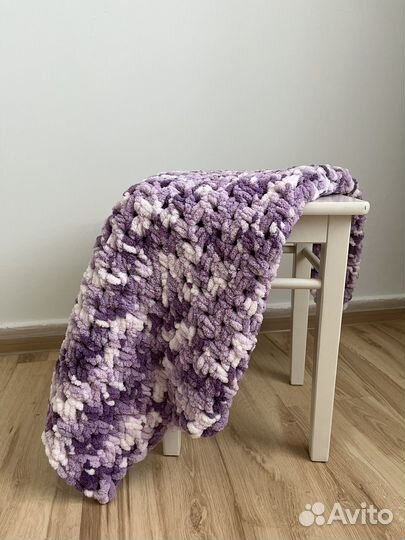 Плед детский вязаный