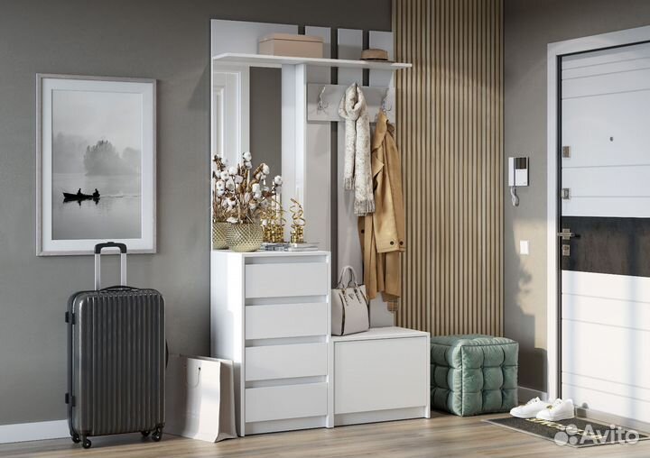 Прихожая с зеркалом Хьюстон