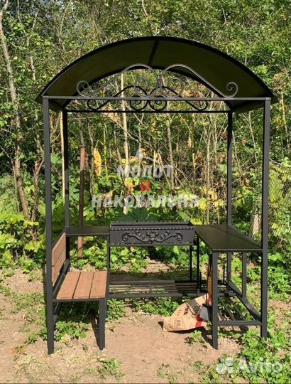 Мангал в стиле лофт