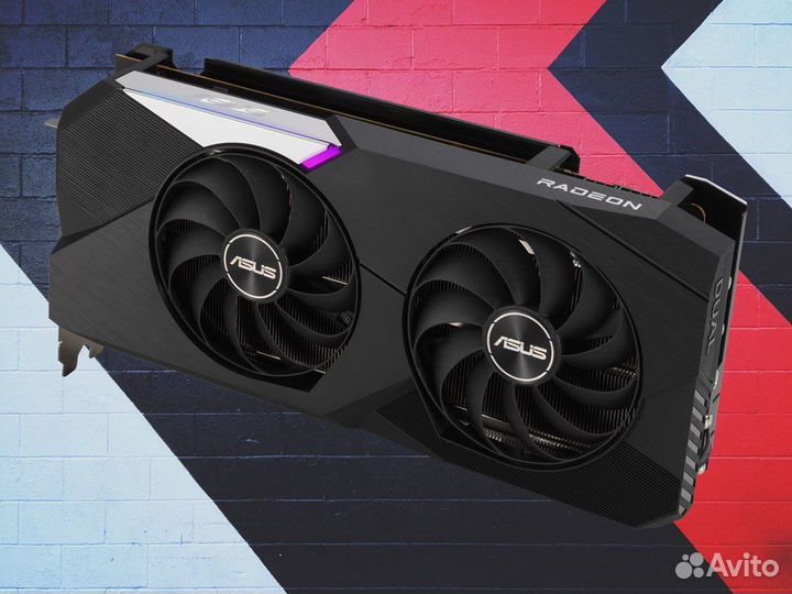 Видеокарта rx 6700 xt Asus Dual
