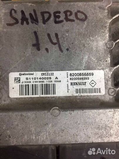 Renault Logan эбу