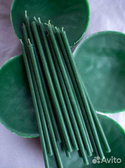 Цветной воск для изготовления свечей