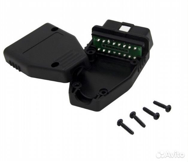 Диагностический разъем вилка OBD2 16-pin 