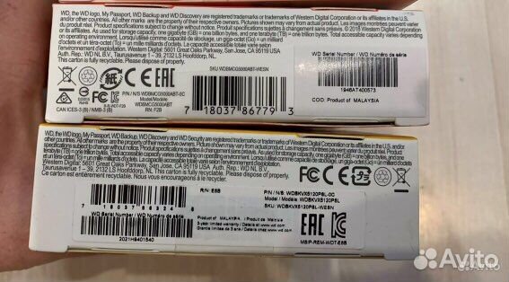 Портативные SSD Western Digital