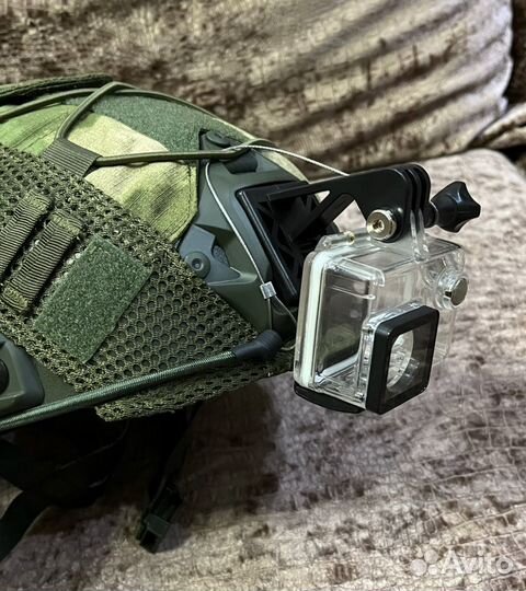 Портативный адаптер для экшн камеры на шлем