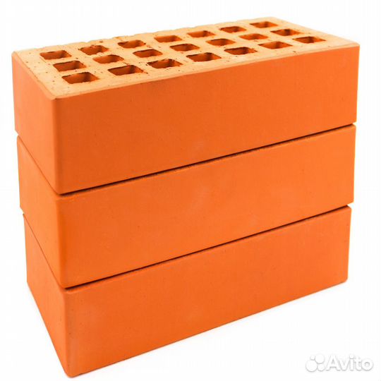 Кирпич облицовочный красный сзлк