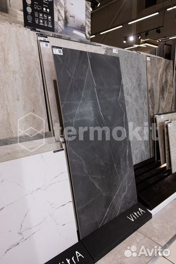 Керамогранит Vitra Citymarble K951845LPR01vtep Калакатта Блэк 7лпр R9 60x120