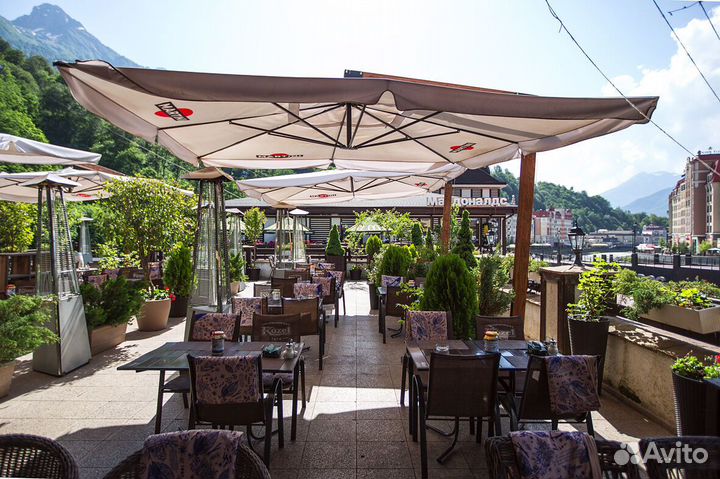Качественный зонт для кафе и ресторанов