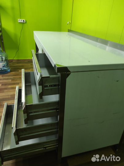 Стол-тумба из нержавейки 170х60