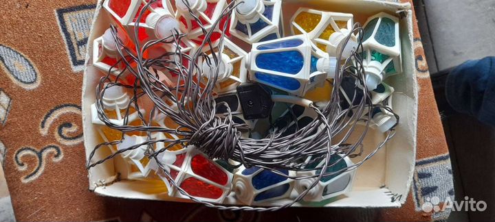 Елочная гирлянда СССР